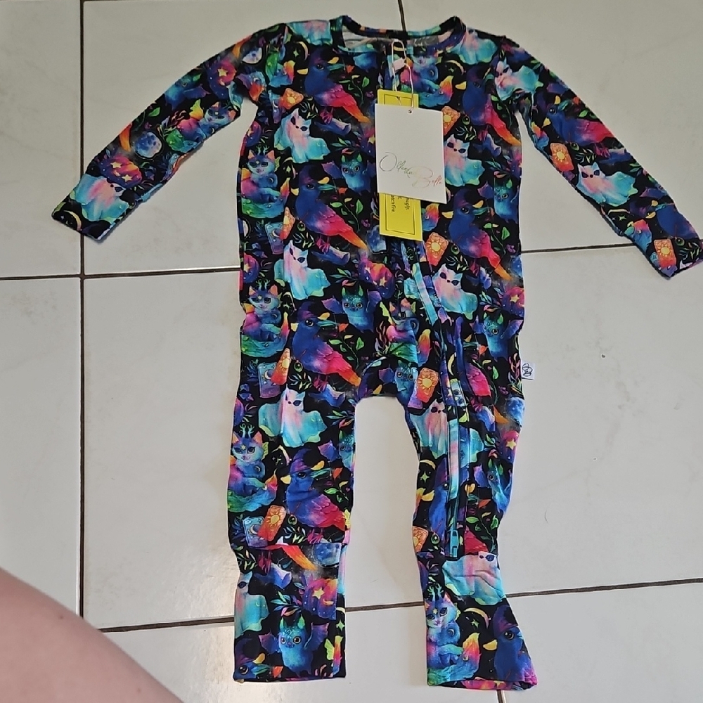 Ollee and Belle Lunar romper 2t